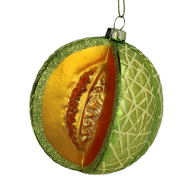 HD Collection kerstornament - Cantaloupe meloen