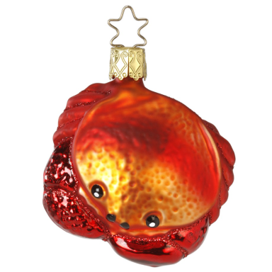 Inge Glas kerstornament - Krab