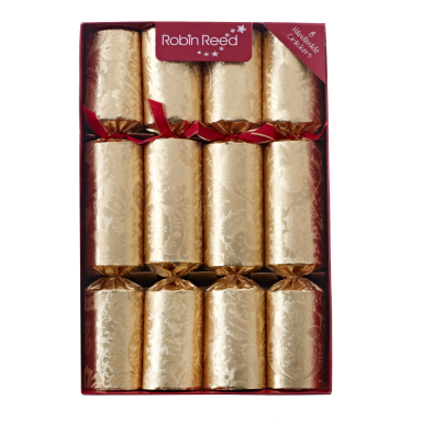 Robin Reed Christmas crackers - Decadence Gold - Set van 8
