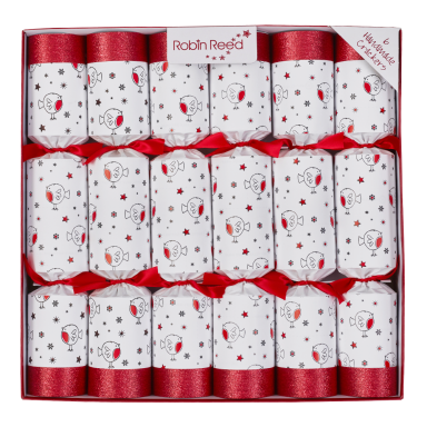 Robin Reed Christmas crackers - Racing Robin - Set van 6