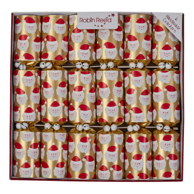 Robin Reed Christmas crackers - Racing Santa - Set van 6