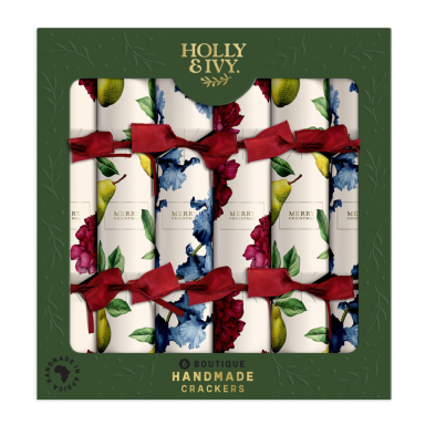 Holly & Ivy Christmas crackers - Vibrant Botanicals - Set van 6