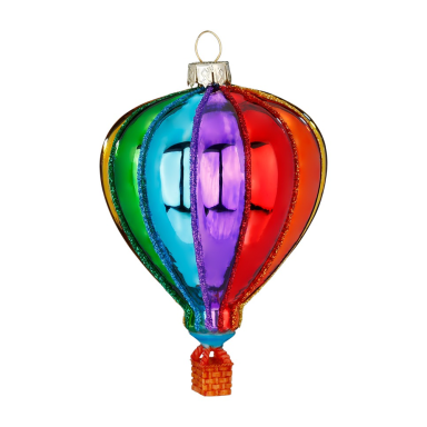 Inge Glas kerstornament - Luchtballon