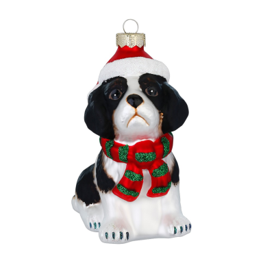 Inge Glas kerstornament - Hond