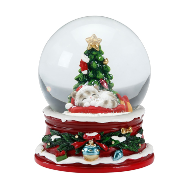Inge Glas sneeuwbol - Met kerstboom