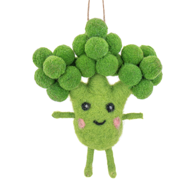 Sass & Belle kerstornament - Broccoli