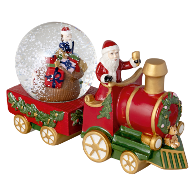 Villeroy & Boch sneeuwbol - Trein met kerstman