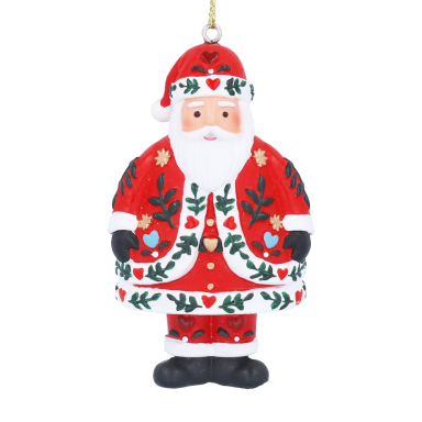 Gisela Graham kerstornament - Kerstman