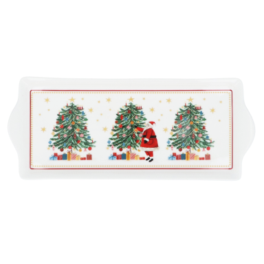 Gisela Graham schaal - Met kerstbomen