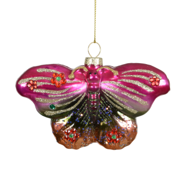 Decoris kerstornament - Vlinder