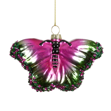 Decoris kerstornament - Vlinder