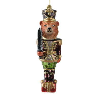 Decoris kerstornament - Notenkraker - Leeuw