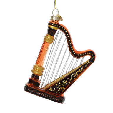 Decoris kerstornament - Harp