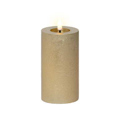 Lumineo LED stompkaars - Goud - 15cm