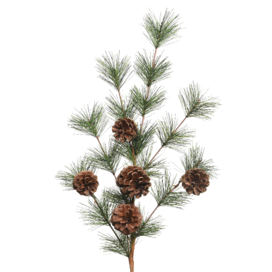 Everlands kersttak - Dennentak met dennenappels