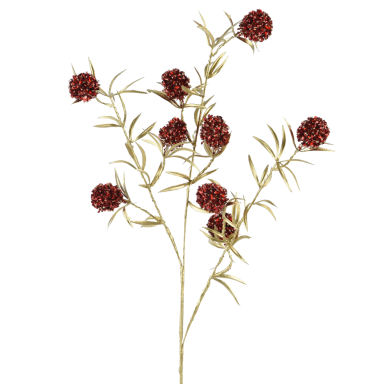 Everlands kersttak - Met lametta bloemen
