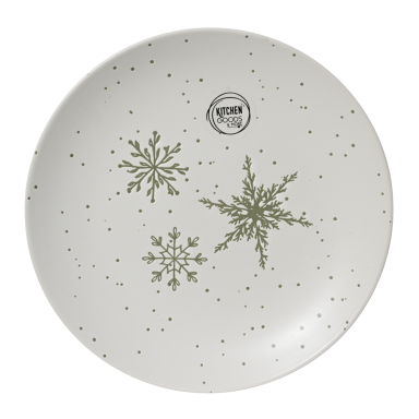Decoris ontbijtbord - Met kersttakken