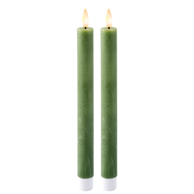 Lumineo LED dinerkaars - Groen - Set van 2