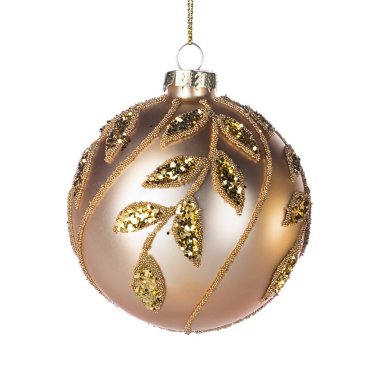 Goodwill kerstbal - Met takken - 8cm