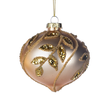 Goodwill kerstbal - Met takken - 8cm