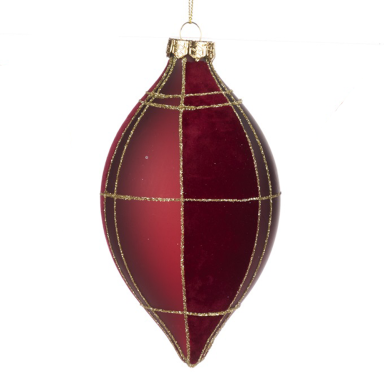 Goodwill kerstpegel - Tartan - 16cm