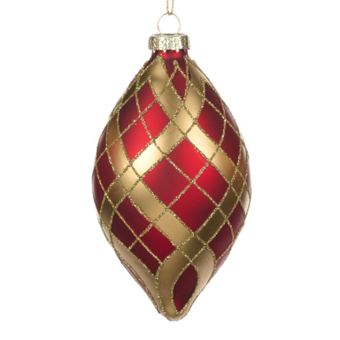 Goodwill kerstpegel - Tartan - 13cm