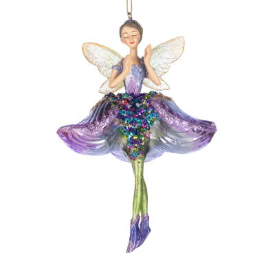 Goodwill kerstornament - Fee - Met bloem