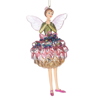Goodwill kerstornament - Fee - Met bloem