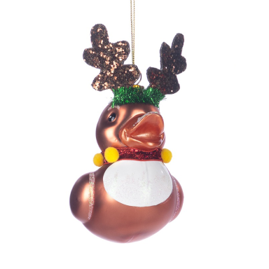 Goodwill kerstornament - Badeend - Met gewei