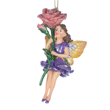 Goodwill kerstornament - Fee - Met bloem