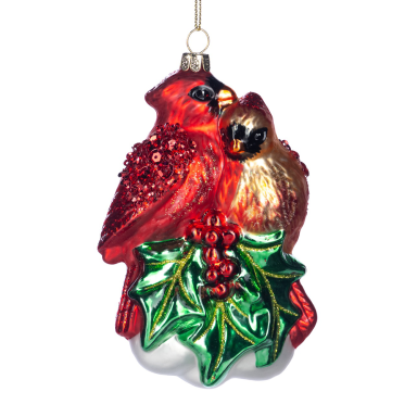 Goodwill kerstornament - Kardinaal vogels