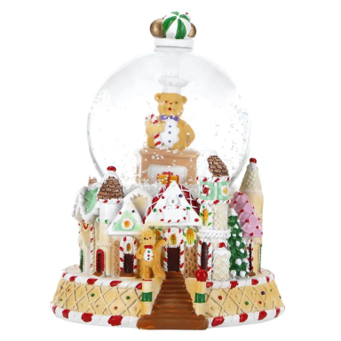 Timstor sneeuwbol - Met teddybeer