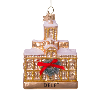 Vondels kerstornament - Stadhuis van Delft