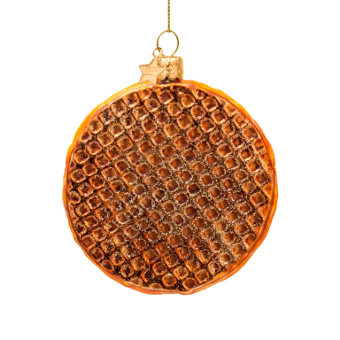 Vondels kerstornament - Stroopwafel