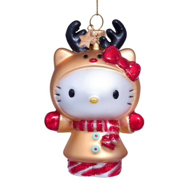 Vondels kerstornament - Hello Kitty - Met gewei