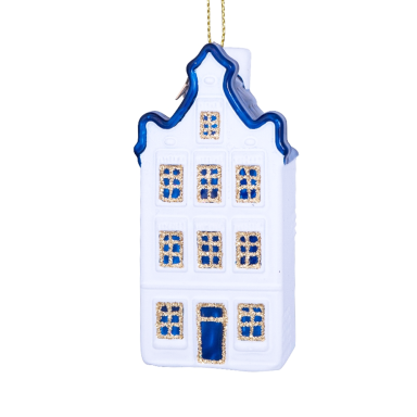 Vondels kerstornament - Grachtenpand