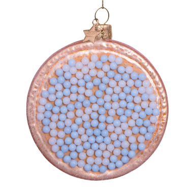 Vondels kerstornament - Beschuit met muisjes