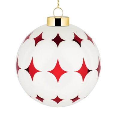 Alessi kerstbal - Delight - Rood