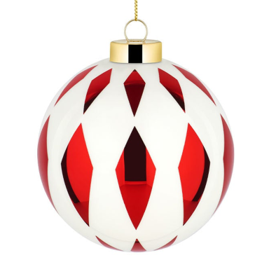 Alessi kerstbal - Delight - Rood