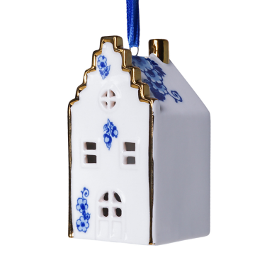 Heinen kerstornament - Grachtenpand