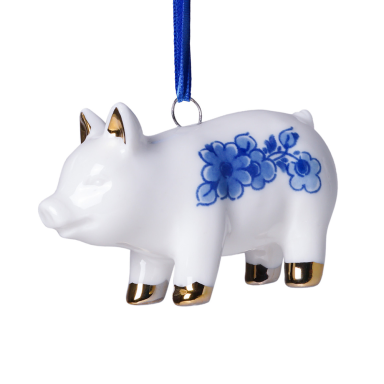 Heinen kerstornament - Varken