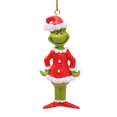 The Grinch kerstornament - Als kerstman