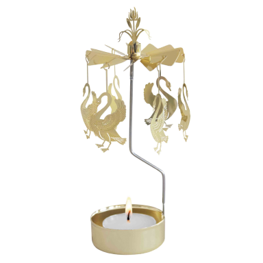 Pluto theelicht carrousel - Met zwanen
