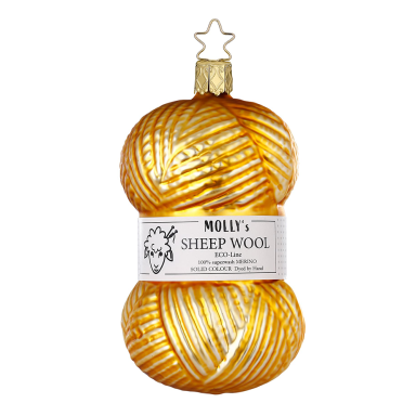 Inge Glas kerstornament - Wol