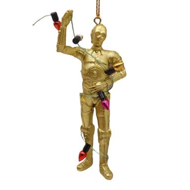 Star Wars kerstornament - C-3PO met kerstlichtjes