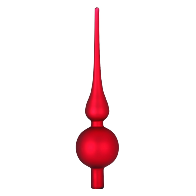 Inge Glas piek - Rood en mat