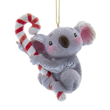 Kurt Adler kerstornament - Koala met zuurstok