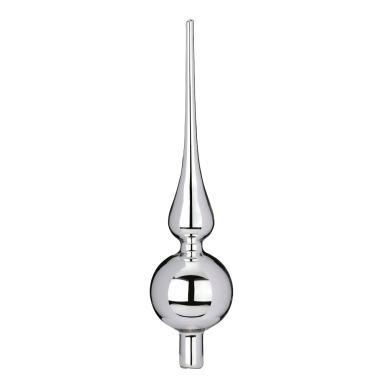 Inge Glas piek - Zilver en glanzend