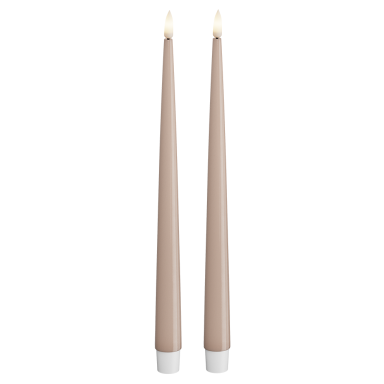 Deluxe Homeart LED dinerkaars - Rose - Set van 2