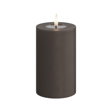 Deluxe Homeart LED stompkaars - Mocca - 12,5cm